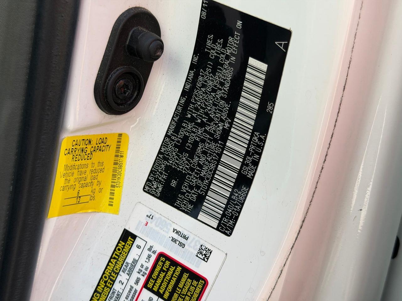 2011 Toyota Sienna XLE Fredericksburg VA