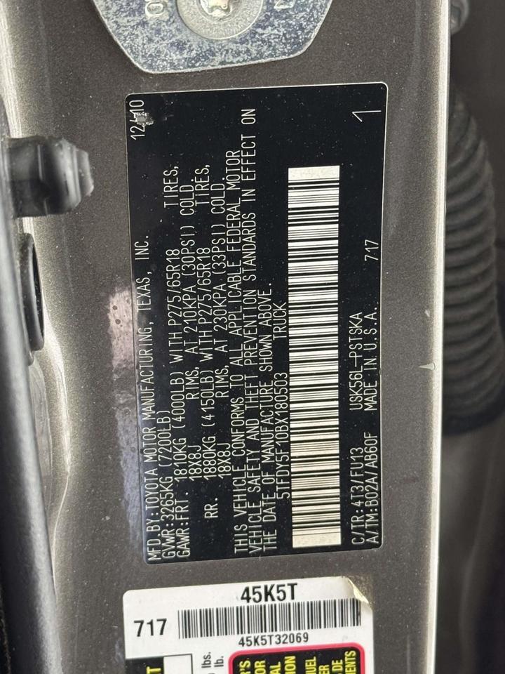 2011 Toyota Tundra Grade Fredericksburg VA