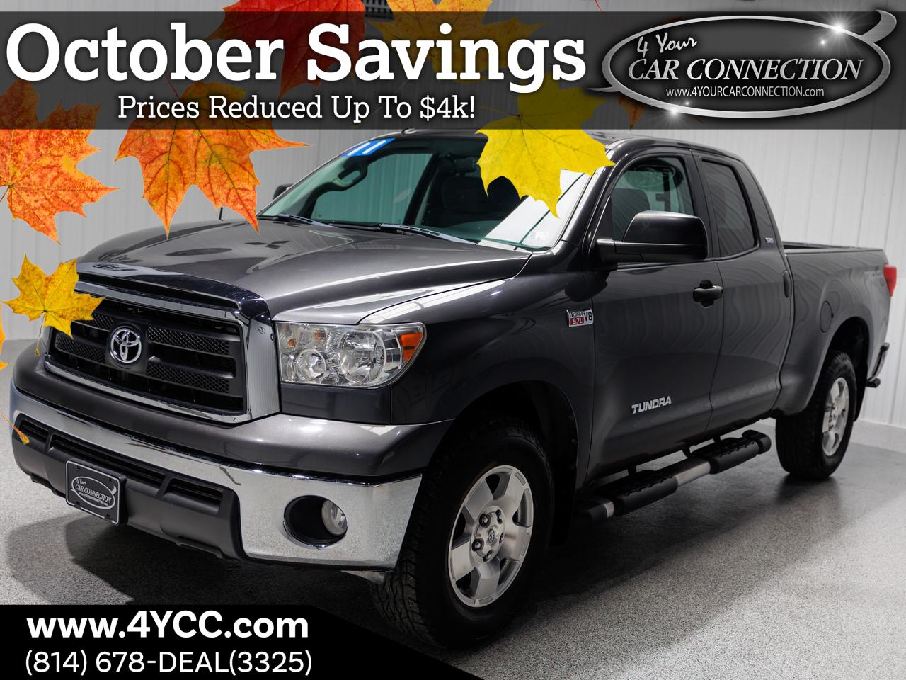 2011 Toyota Tundra SR5 TRD Double Cab 4WD Cranberry PA