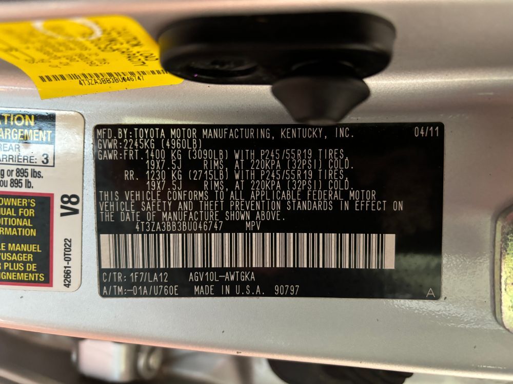 2011 Toyota Venza Base Franklin OH