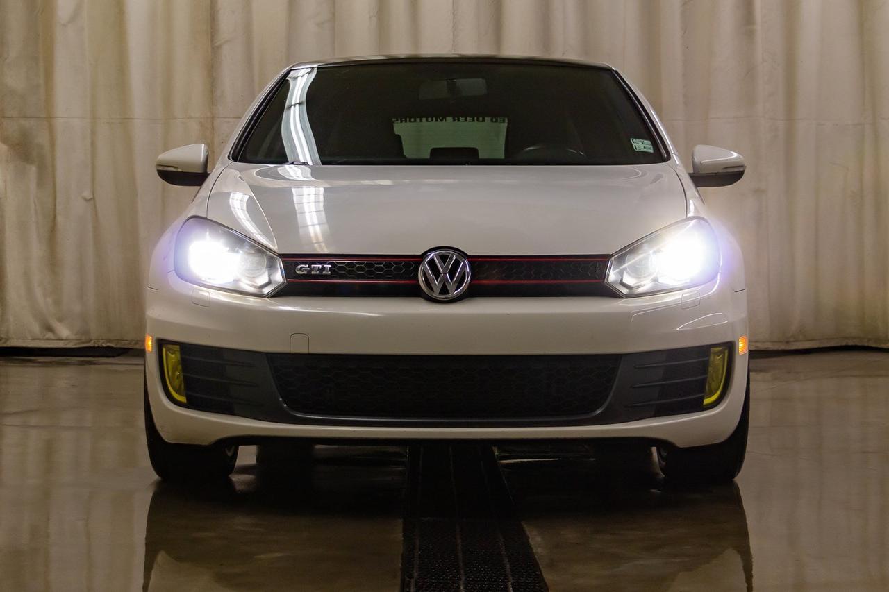 2011 Volkswagen Golf GTI 2 Door Manual Leather Roof Red Deer AB