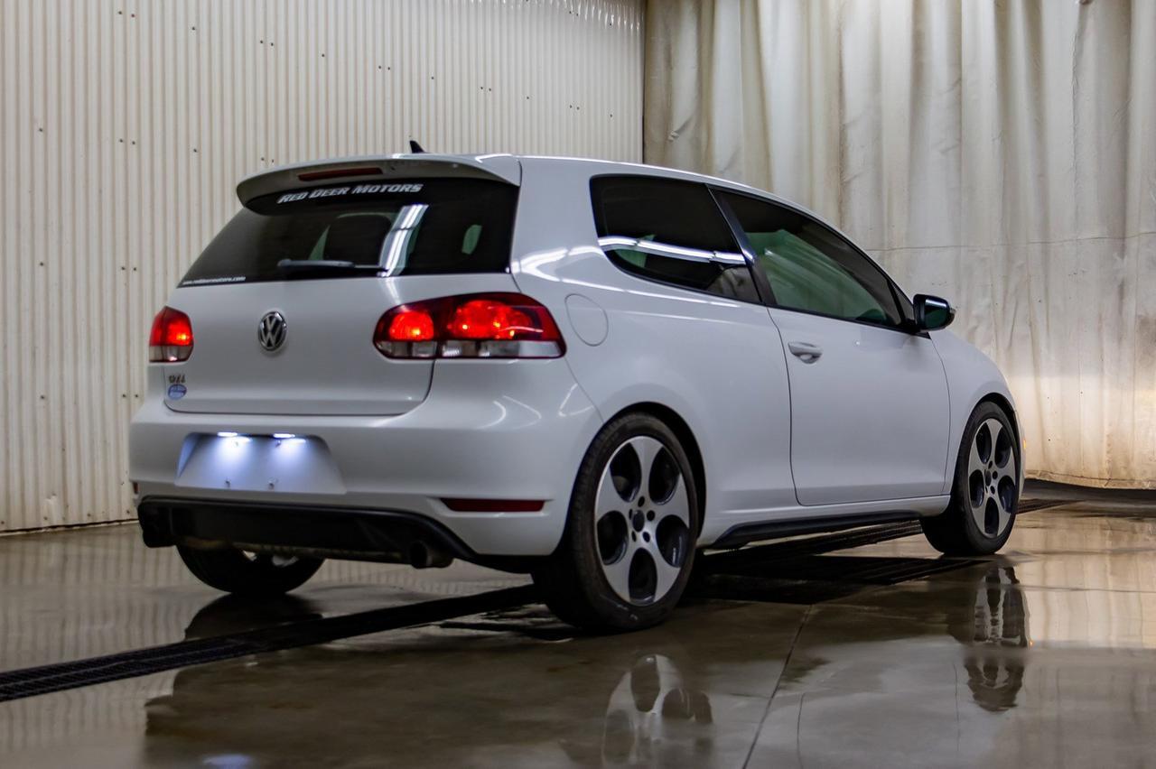 2011 Volkswagen Golf GTI 2 Door Manual Leather Roof Red Deer AB