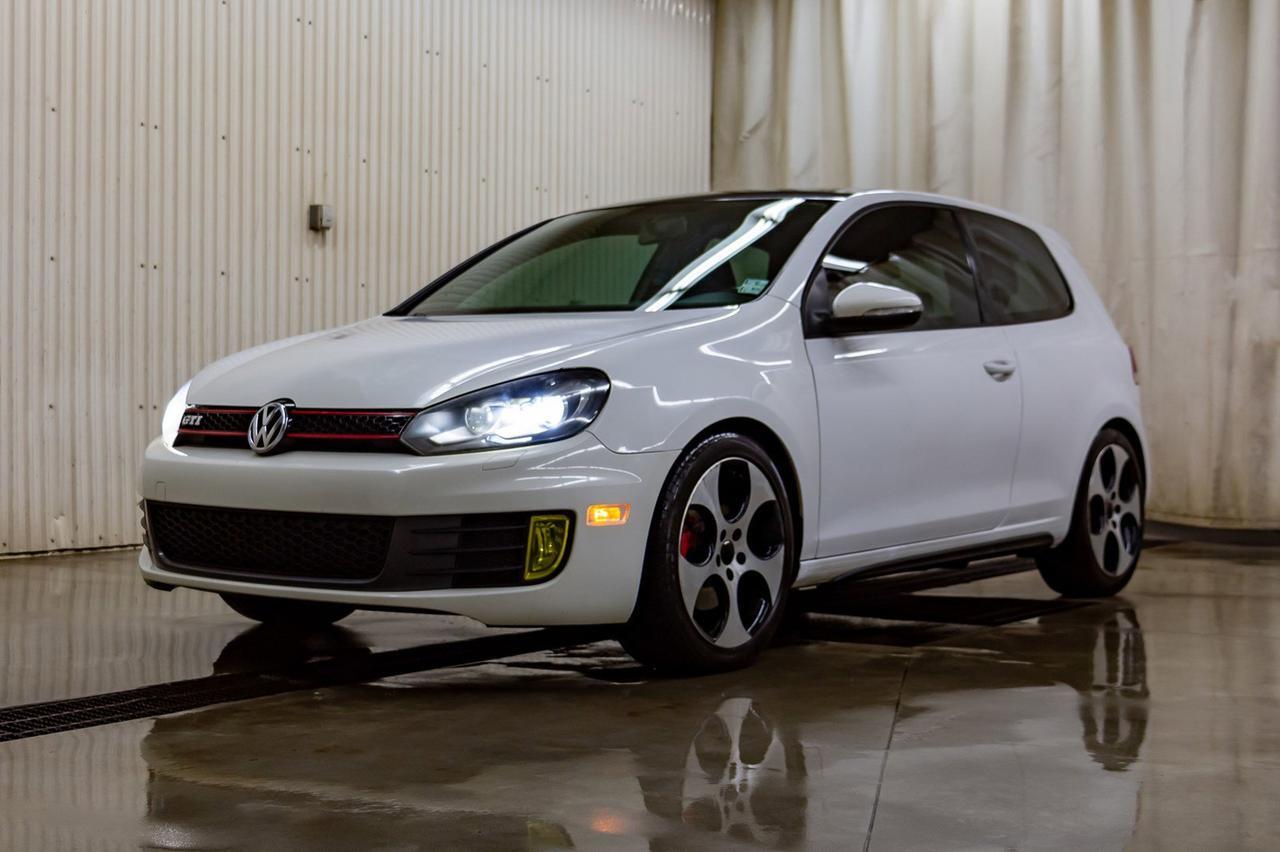 2011 Volkswagen Golf GTI 2 Door Manual Leather Roof Red Deer AB