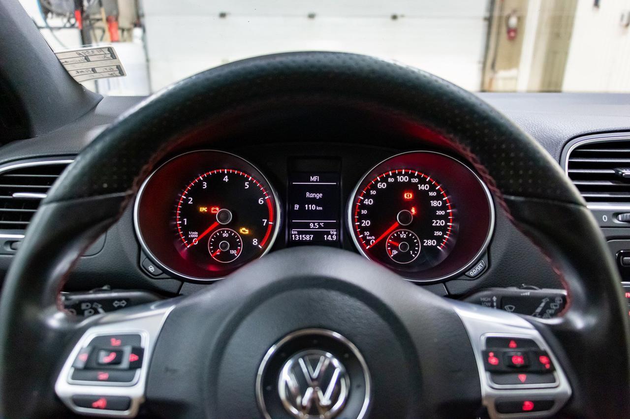 2011 Volkswagen Golf GTI 2 Door Manual Leather Roof Red Deer AB
