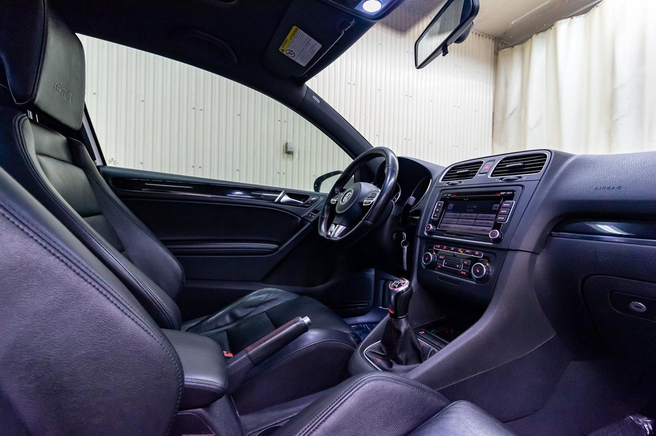 2011 Volkswagen Golf GTI 2 Door Manual Leather Roof Red Deer AB