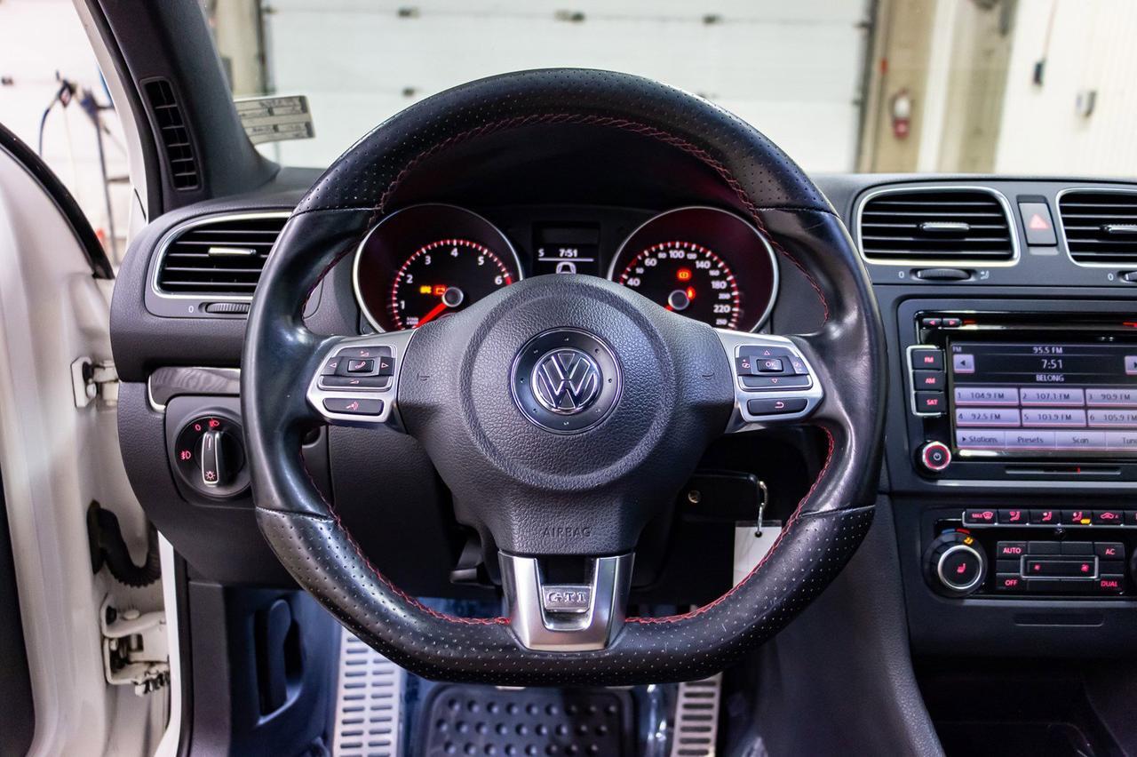 2011 Volkswagen Golf GTI 2 Door Manual Leather Roof Red Deer AB