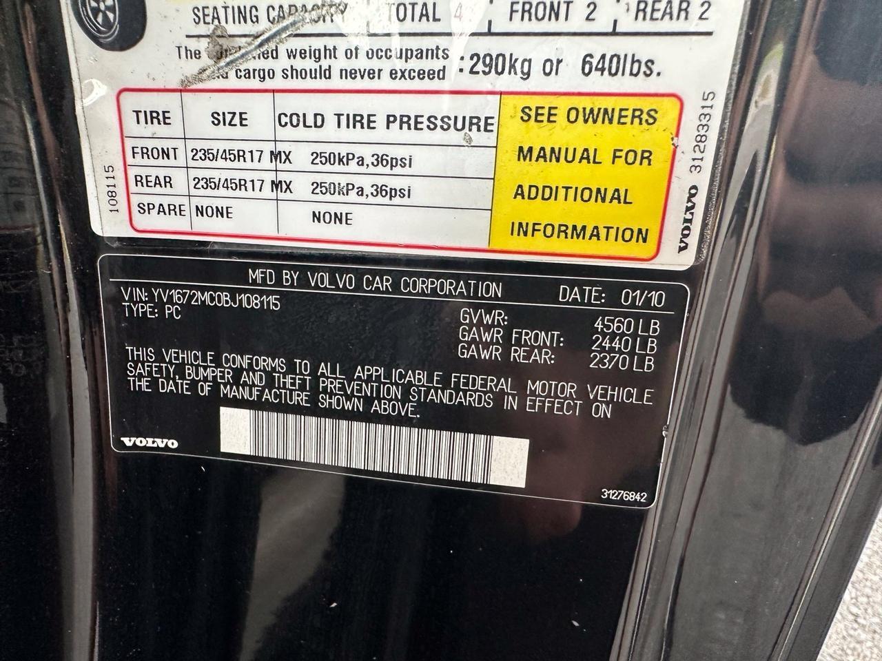 2011 Volvo C70 T5 Fredericksburg VA