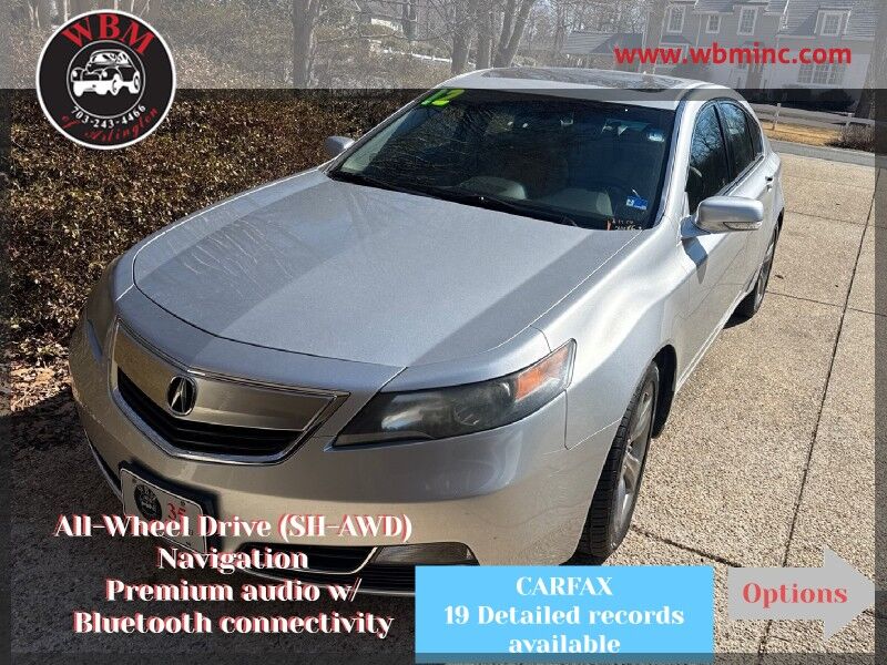 2012 Acura TL SH-AWD with Technology Package