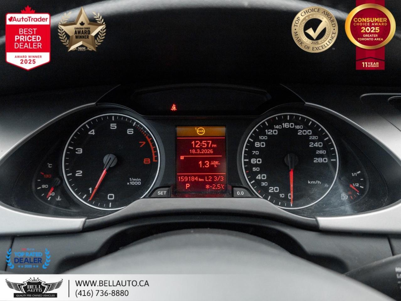 2012 Audi A4 2.0T | SUNROOF | HTD SEATS | LOWKMS | NOACCIDENT Toronto ON