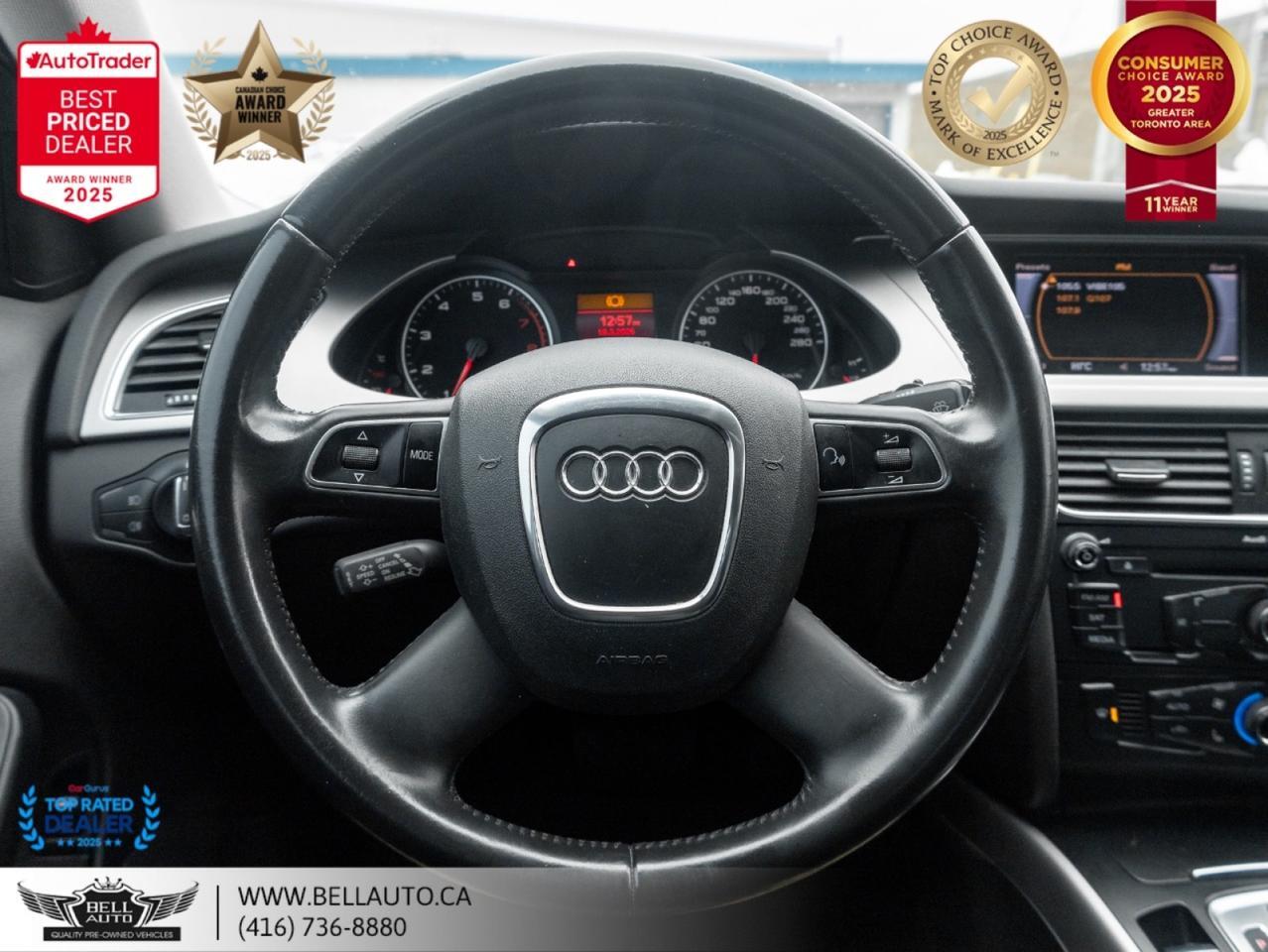 2012 Audi A4 2.0T | SUNROOF | HTD SEATS | LOWKMS | NOACCIDENT Toronto ON