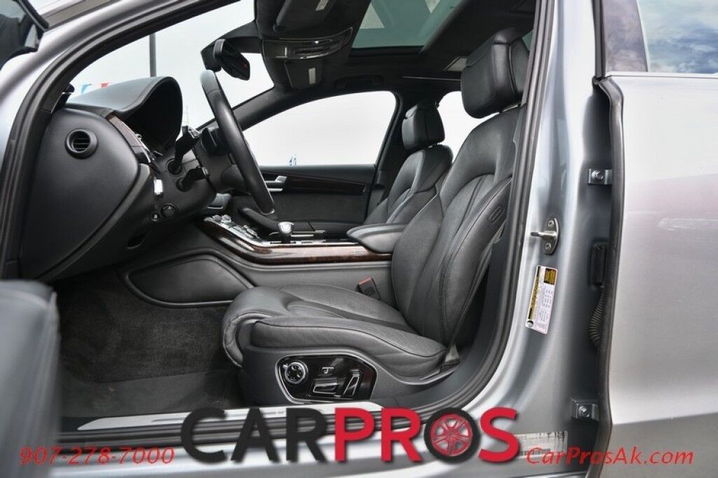 2012 Audi A8 L - AWD - 4.2L V8 - Cold Weather Pkg - Driver Assist Pkg - Heated/Cooled Massaging Leather Seats - Heated Steering Wheel - 2nd Row Heated Seats - Dual Panel Sunroof - Bluetooth - Bose System - Navigation - Backup Camera Anchorage AK