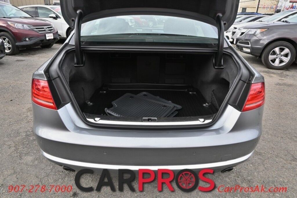 2012 Audi A8 L - AWD - 4.2L V8 - Cold Weather Pkg - Driver Assist Pkg - Heated/Cooled Massaging Leather Seats - Heated Steering Wheel - 2nd Row Heated Seats - Dual Panel Sunroof - Bluetooth - Bose System - Navigation - Backup Camera Anchorage AK