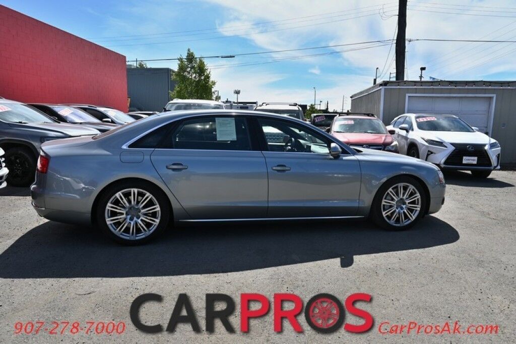 2012 Audi A8 L - AWD - 4.2L V8 - Cold Weather Pkg - Driver Assist Pkg - Heated/Cooled Massaging Leather Seats - Heated Steering Wheel - 2nd Row Heated Seats - Dual Panel Sunroof - Bluetooth - Bose System - Navigation - Backup Camera Anchorage AK