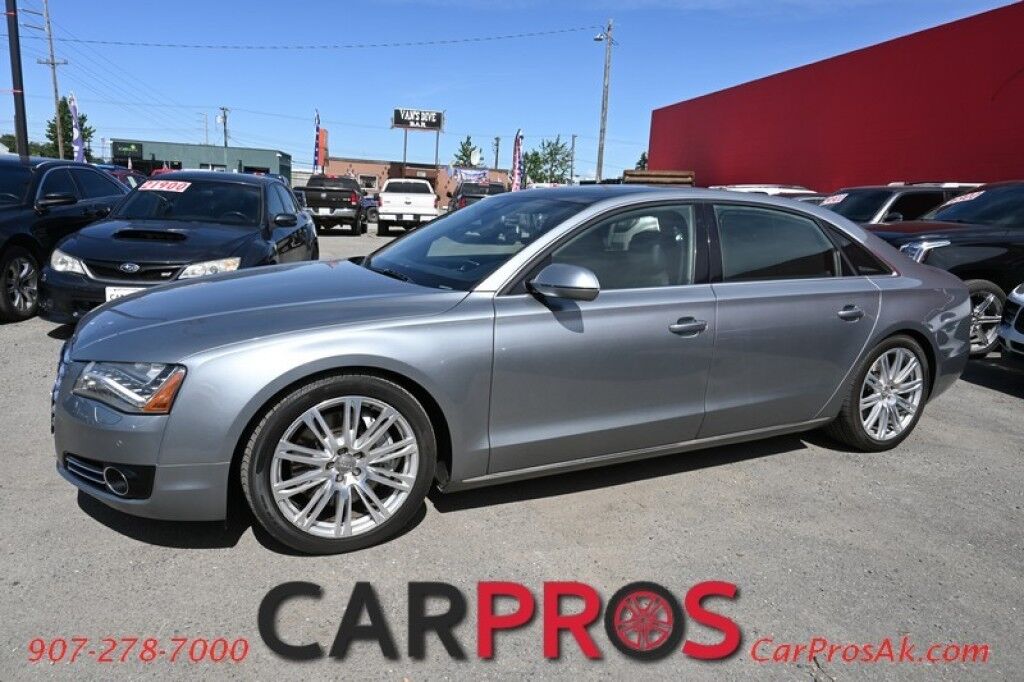 2012 Audi A8 L - AWD - 4.2L V8 - Cold Weather Pkg - Driver Assist Pkg - Heated/Cooled Massaging Leather Seats - Heated Steering Wheel - 2nd Row Heated Seats - Dual Panel Sunroof - Bluetooth - Bose System - Navigation - Backup Camera