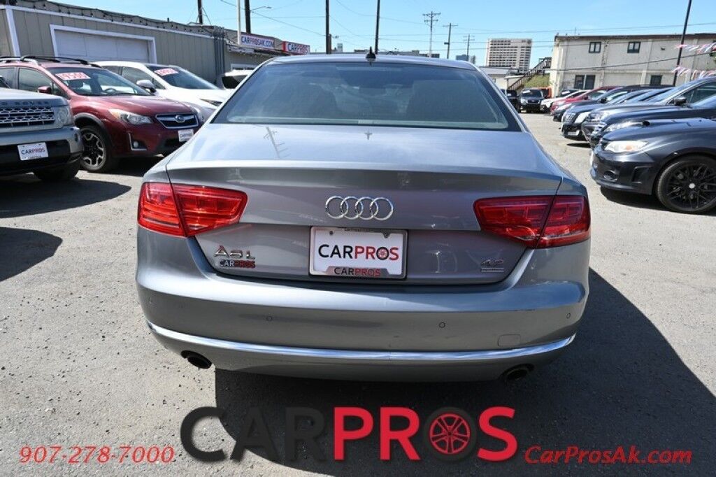 2012 Audi A8 L - AWD - 4.2L V8 - Cold Weather Pkg - Driver Assist Pkg - Heated/Cooled Massaging Leather Seats - Heated Steering Wheel - 2nd Row Heated Seats - Dual Panel Sunroof - Bluetooth - Bose System - Navigation - Backup Camera Anchorage AK