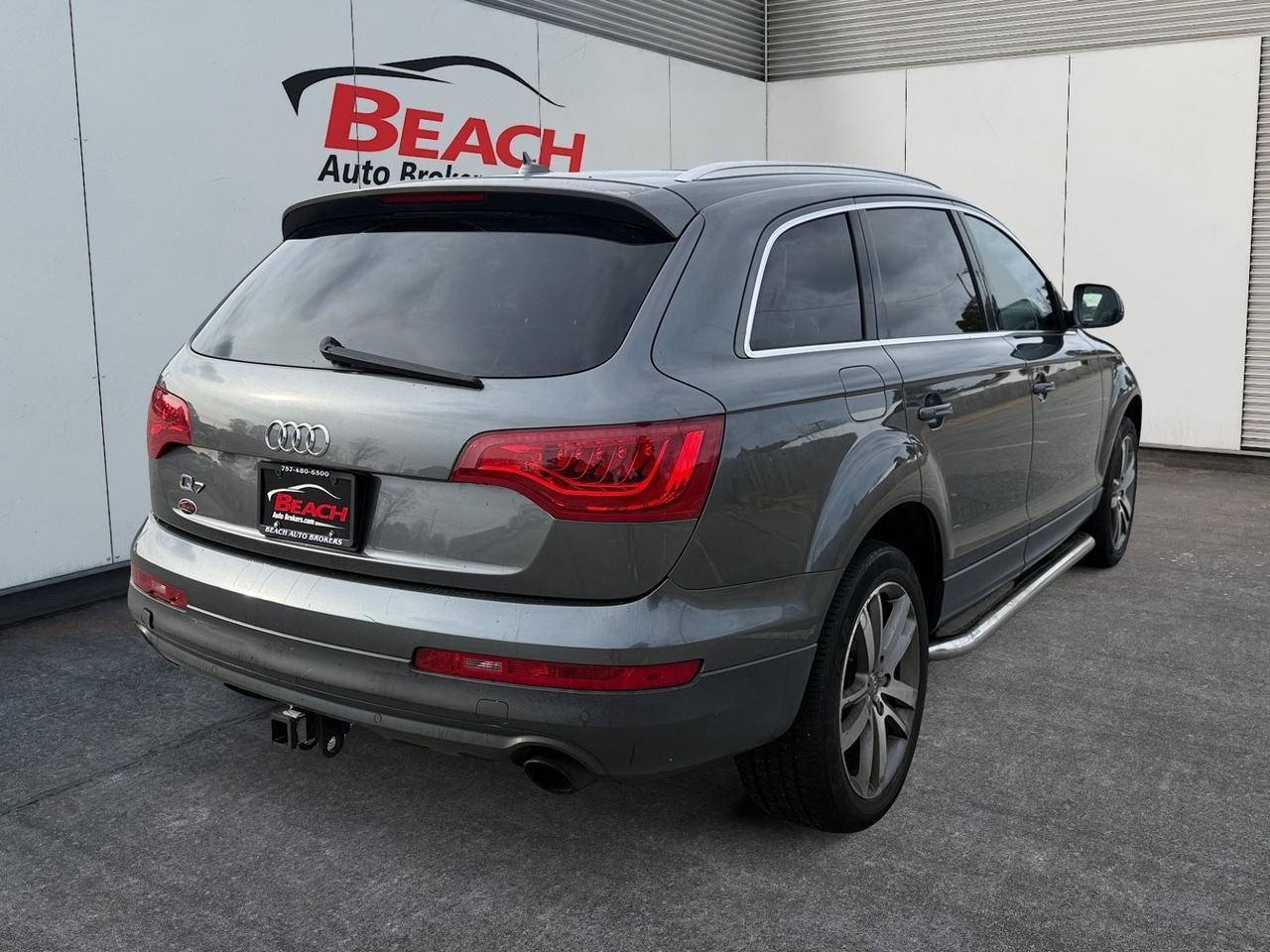 2012 Audi Q7 3.0T Premium Plus, HEATED SEATS, MOONROOF, 3RD ROW, POWER MIRRORS, RUNNING BOARDS, TOW PACKAGE, BOSE SPEAKERS, BLUETOOTH, COME AND TEST DRIVE TODAY! Norfolk VA