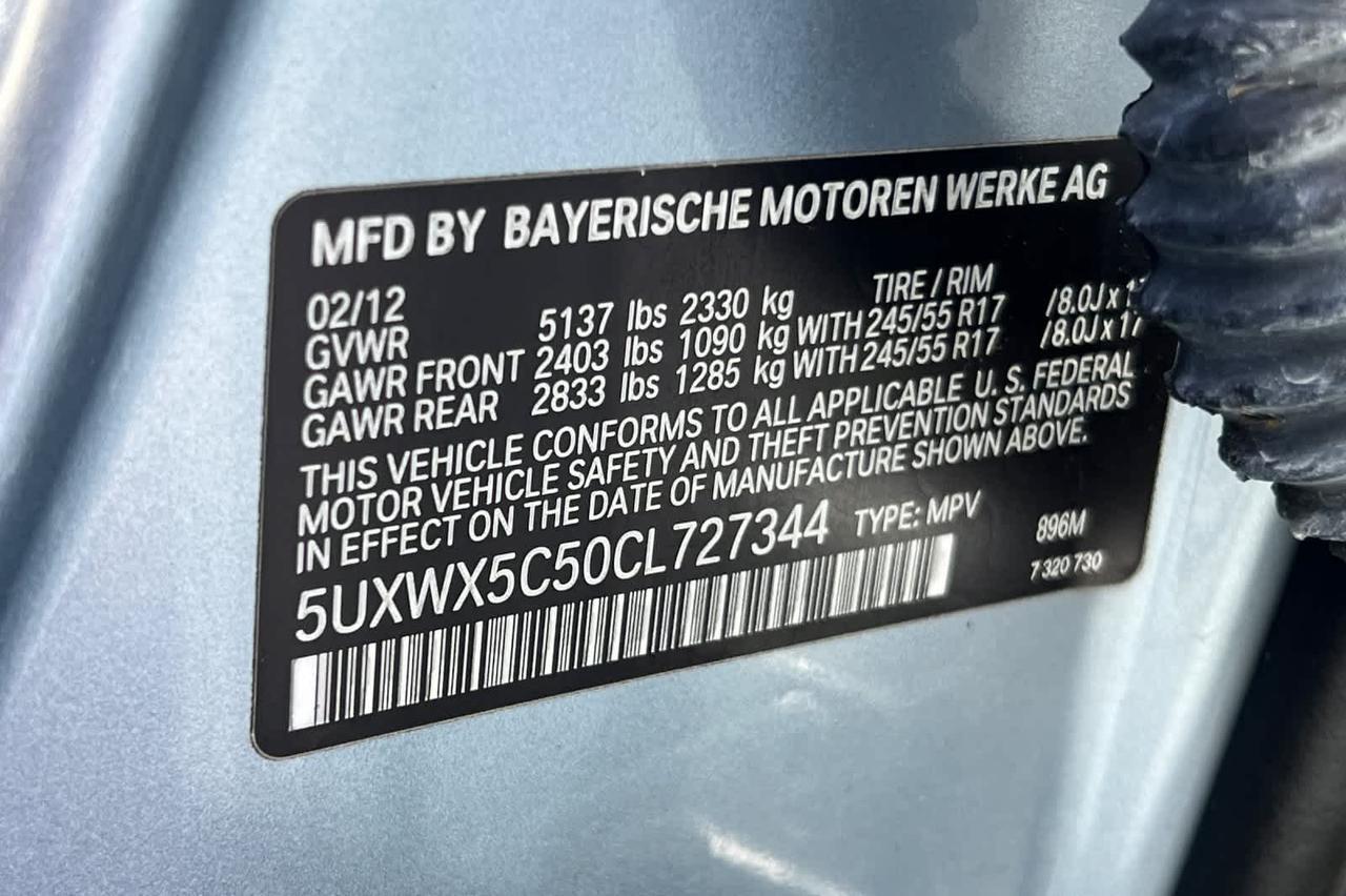 2012 BMW X3 28i Roseville CA