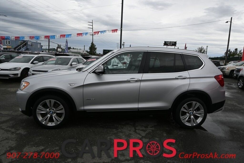 2012 BMW X3 XDrive 35I - Premium Pkg - 3.0L V6 - Automatic - All Wheel Drive - Front Heated Leather Seats - Heated Steering Wheel - Heated 2nd Row - Panoramic Sunroof - Bluetooth Anchorage AK