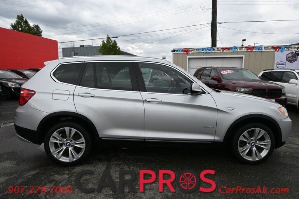 2012 BMW X3 XDrive 35I - Premium Pkg - 3.0L V6 - Automatic - All Wheel Drive - Front Heated Leather Seats - Heated Steering Wheel - Heated 2nd Row - Panoramic Sunroof - Bluetooth Anchorage AK