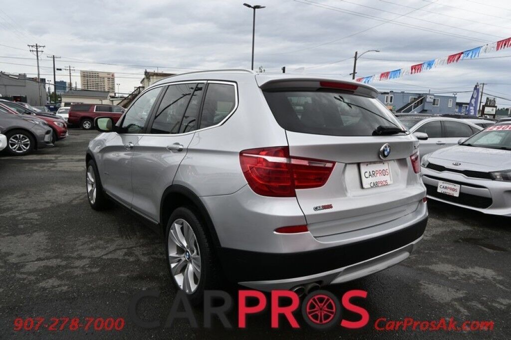 2012 BMW X3 XDrive 35I - Premium Pkg - 3.0L V6 - Automatic - All Wheel Drive - Front Heated Leather Seats - Heated Steering Wheel - Heated 2nd Row - Panoramic Sunroof - Bluetooth Anchorage AK