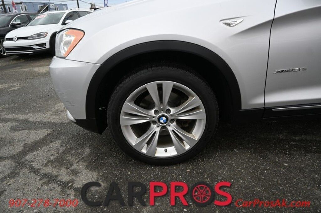 2012 BMW X3 XDrive 35I - Premium Pkg - 3.0L V6 - Automatic - All Wheel Drive - Front Heated Leather Seats - Heated Steering Wheel - Heated 2nd Row - Panoramic Sunroof - Bluetooth Anchorage AK