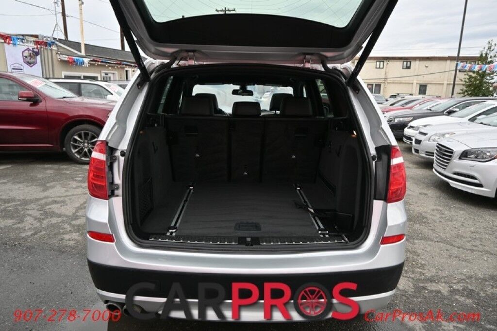 2012 BMW X3 XDrive 35I - Premium Pkg - 3.0L V6 - Automatic - All Wheel Drive - Front Heated Leather Seats - Heated Steering Wheel - Heated 2nd Row - Panoramic Sunroof - Bluetooth Anchorage AK