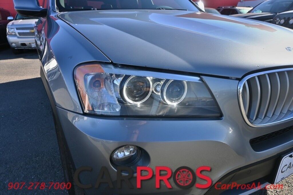 2012 BMW X3 xDrive28i - AWD - 3.0L I6 - Premium & Cold Weather Pkg - Heated Leather Seats - Heated Steering Wheel - Navigation - Backup Camera - Panoramic Sunroof - Bluetooth - Power Liftgate - Rear Park Sensors - Low Miles Anchorage AK