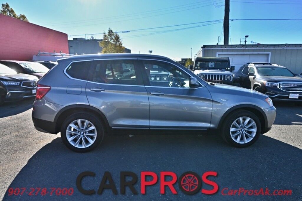 2012 BMW X3 xDrive28i - AWD - 3.0L I6 - Premium & Cold Weather Pkg - Heated Leather Seats - Heated Steering Wheel - Navigation - Backup Camera - Panoramic Sunroof - Bluetooth - Power Liftgate - Rear Park Sensors - Low Miles Anchorage AK