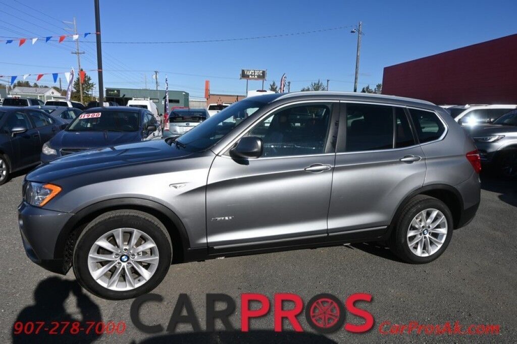 2012 BMW X3 xDrive28i - AWD - 3.0L I6 - Premium & Cold Weather Pkg - Heated Leather Seats - Heated Steering Wheel - Navigation - Backup Camera - Panoramic Sunroof - Bluetooth - Power Liftgate - Rear Park Sensors - Low Miles Anchorage AK