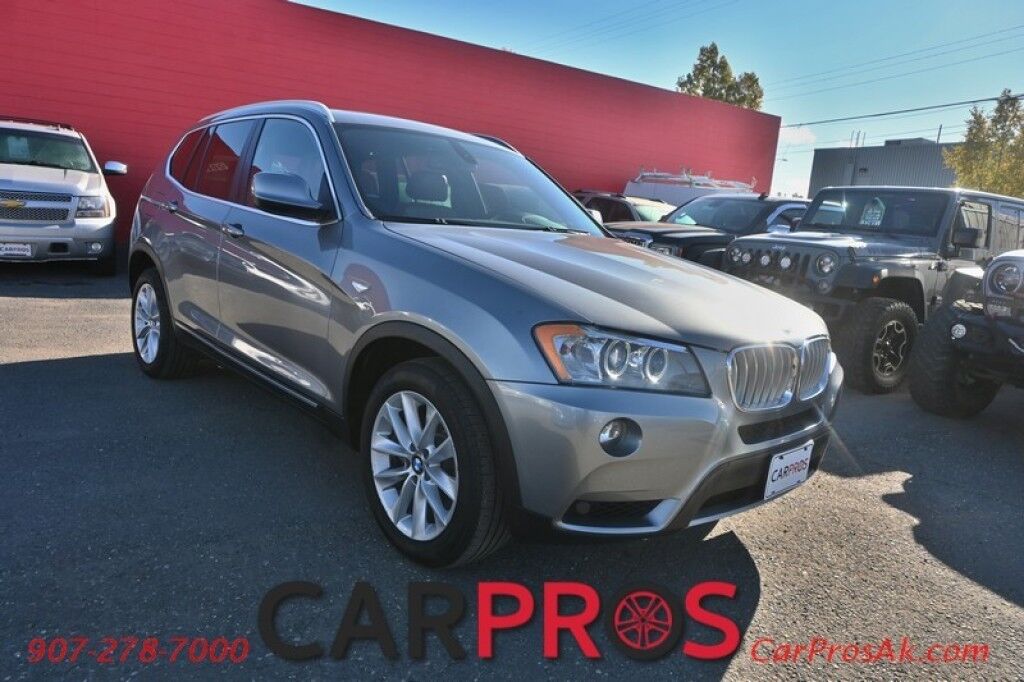 2012 BMW X3 xDrive28i - AWD - 3.0L I6 - Premium & Cold Weather Pkg - Heated Leather Seats - Heated Steering Wheel - Navigation - Backup Camera - Panoramic Sunroof - Bluetooth - Power Liftgate - Rear Park Sensors - Low Miles Anchorage AK