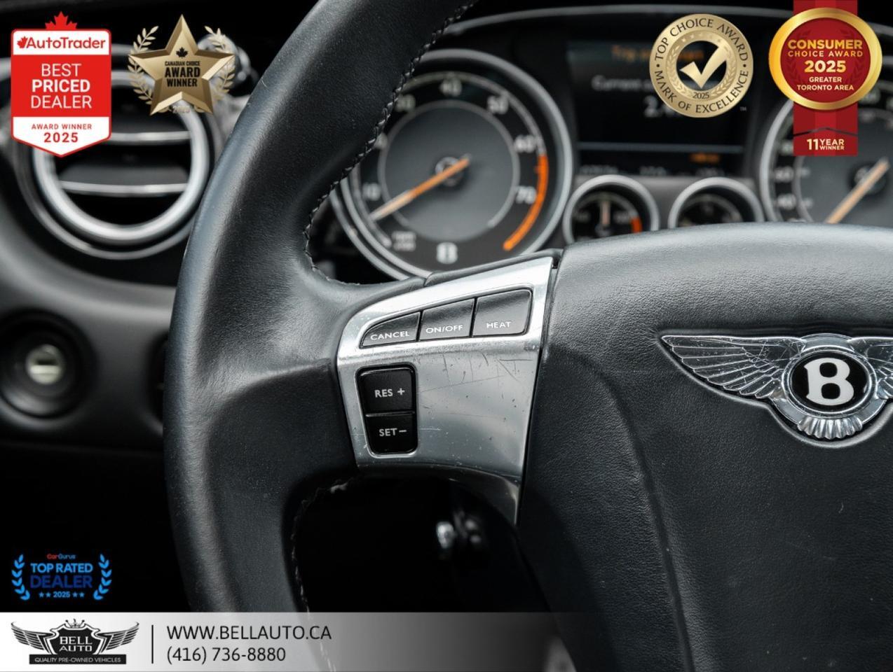 2012 Bentley CONTINENTAL GT | W12 | NAVI | B.CAM | NAIM AUDIO | REAR SPOILER | NOACCIDENT Toronto ON
