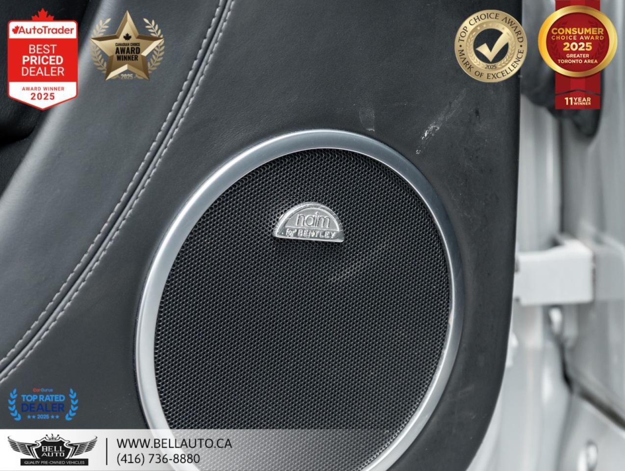 2012 Bentley CONTINENTAL GT | W12 | NAVI | B.CAM | NAIM AUDIO | REAR SPOILER | NOACCIDENT Toronto ON