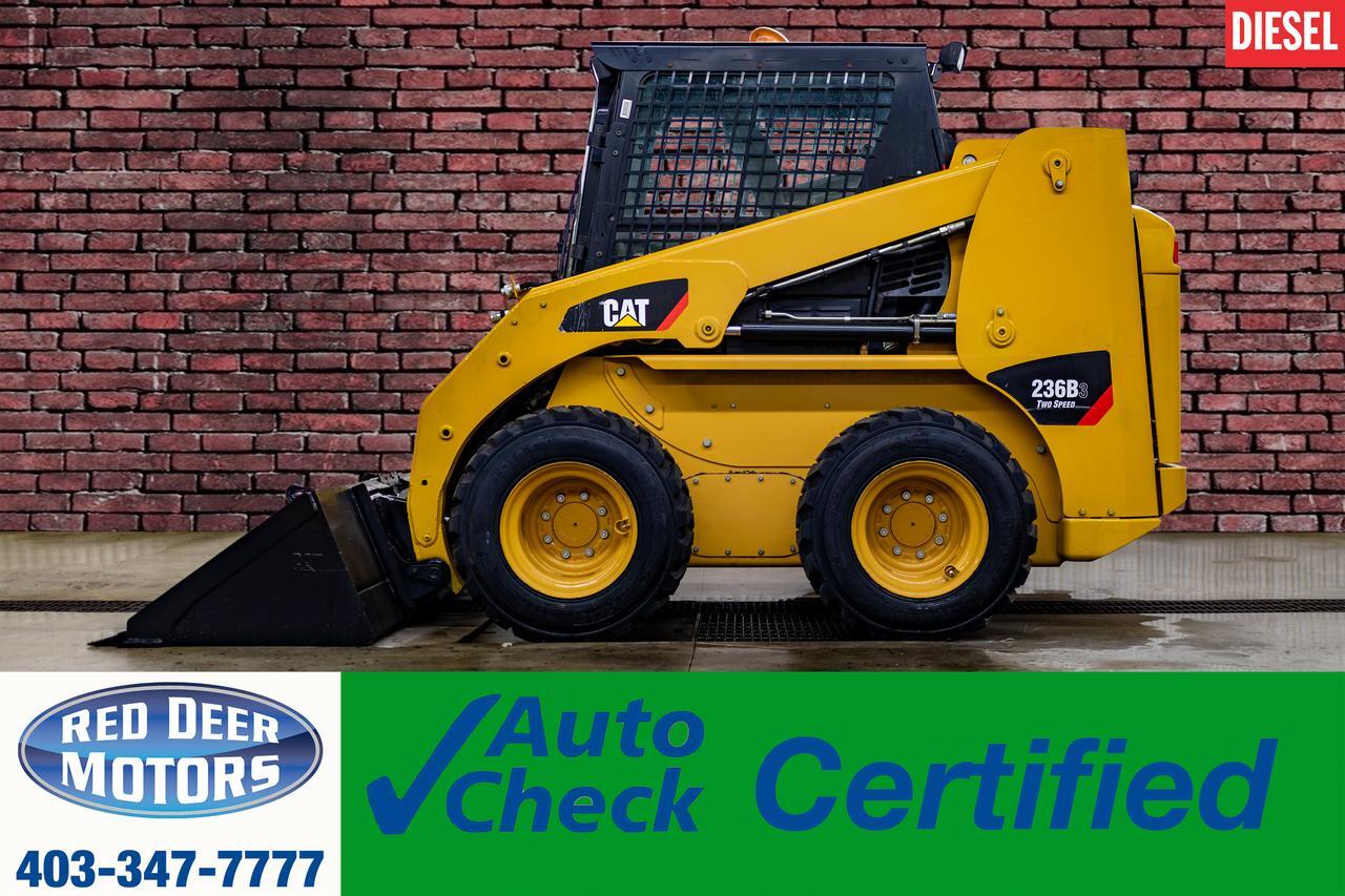 2012 CAT 236B3 Skid Steer Loader Bucket Diesel