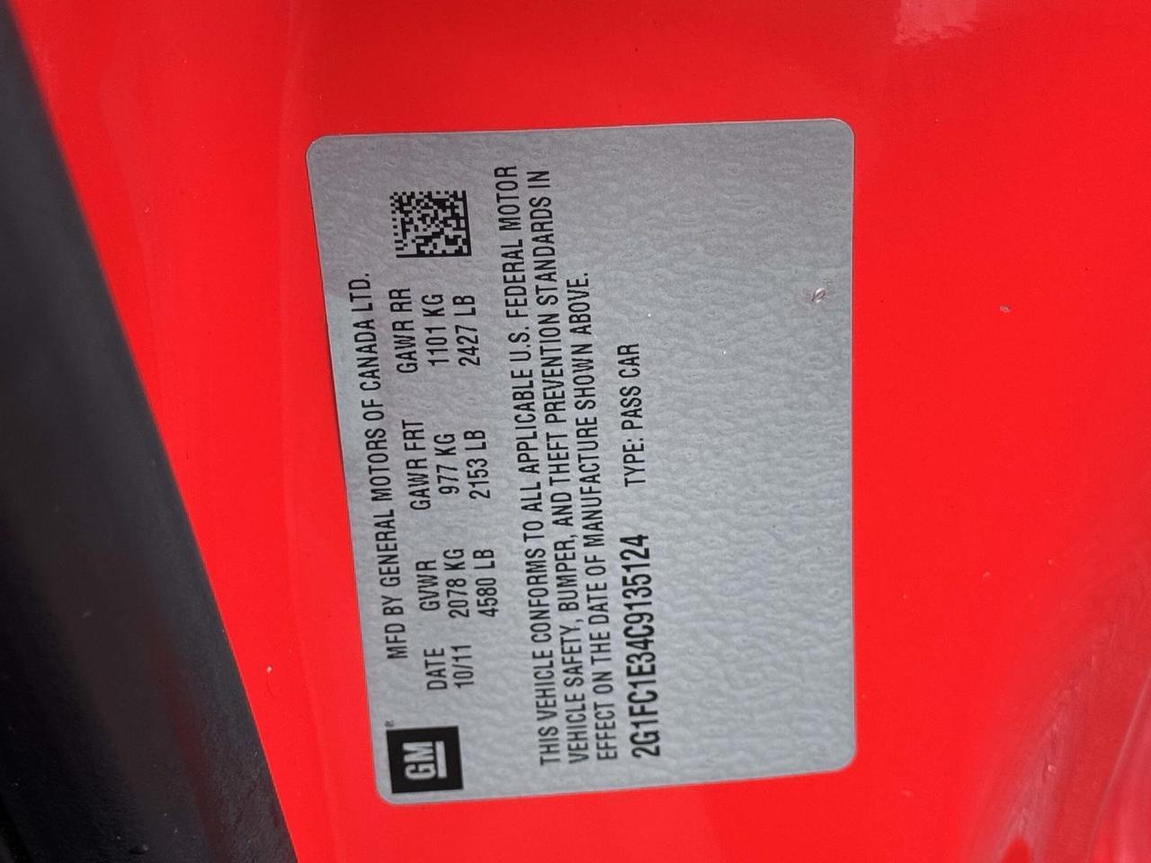 2012 Chevrolet Camaro 2LT Alexandria VA