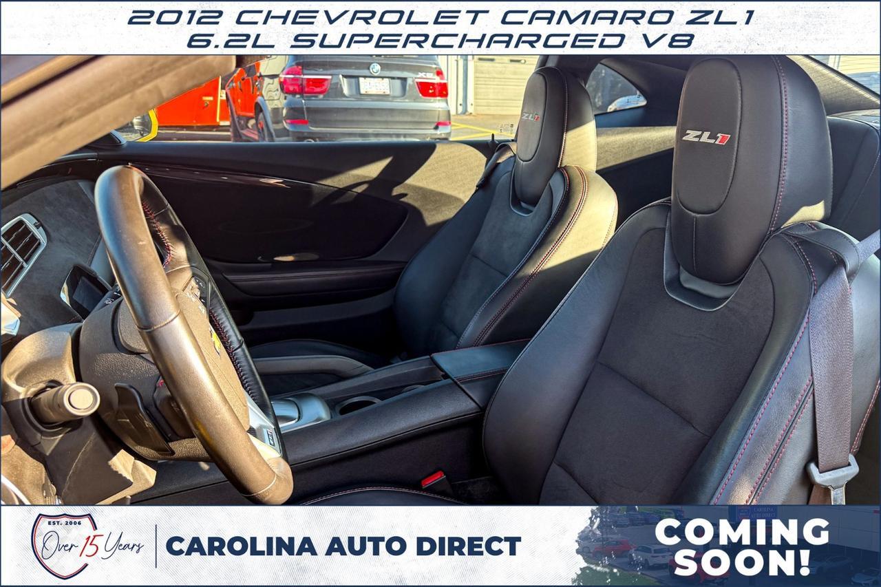 2012 Chevrolet Camaro ZL1 / 6.2L Supercharged V8 / Coming Soon! Lincolnton NC