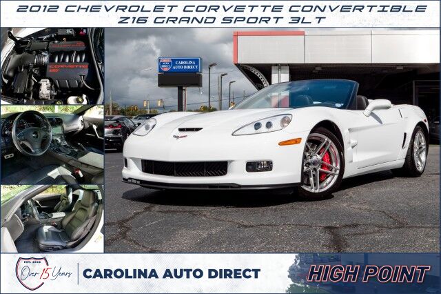 2012 Chevrolet Corvette Convertible Z16 Grand Sport 3LT / Heated Seats! High Point NC