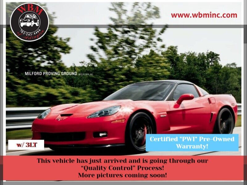 2012 Chevrolet Corvette Coupe w/ 3LT