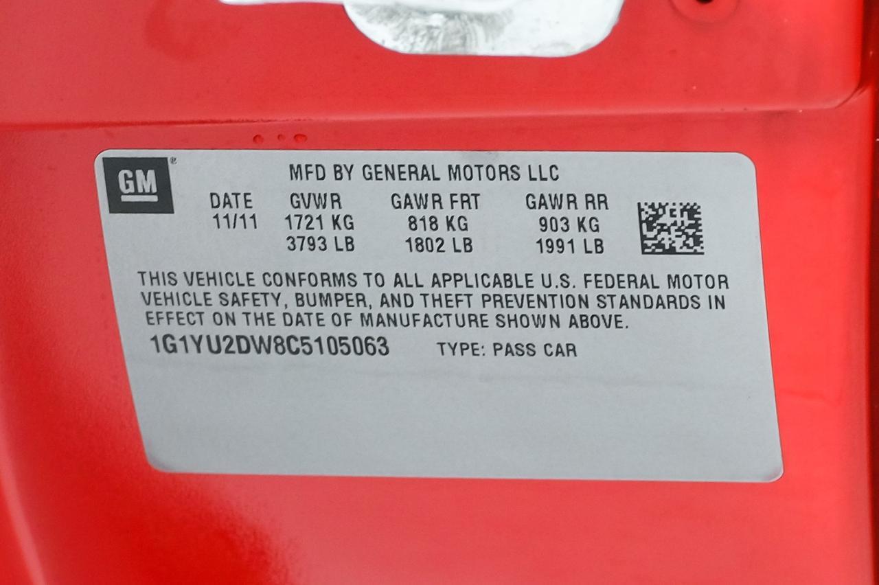 2012 Chevrolet Corvette Z16 GRAND SPORT LT AUTOMATIC LEATHER SEATS KEYLESS START PADDLE SHIFTERS CRUISE ALLOY Carrollton TX