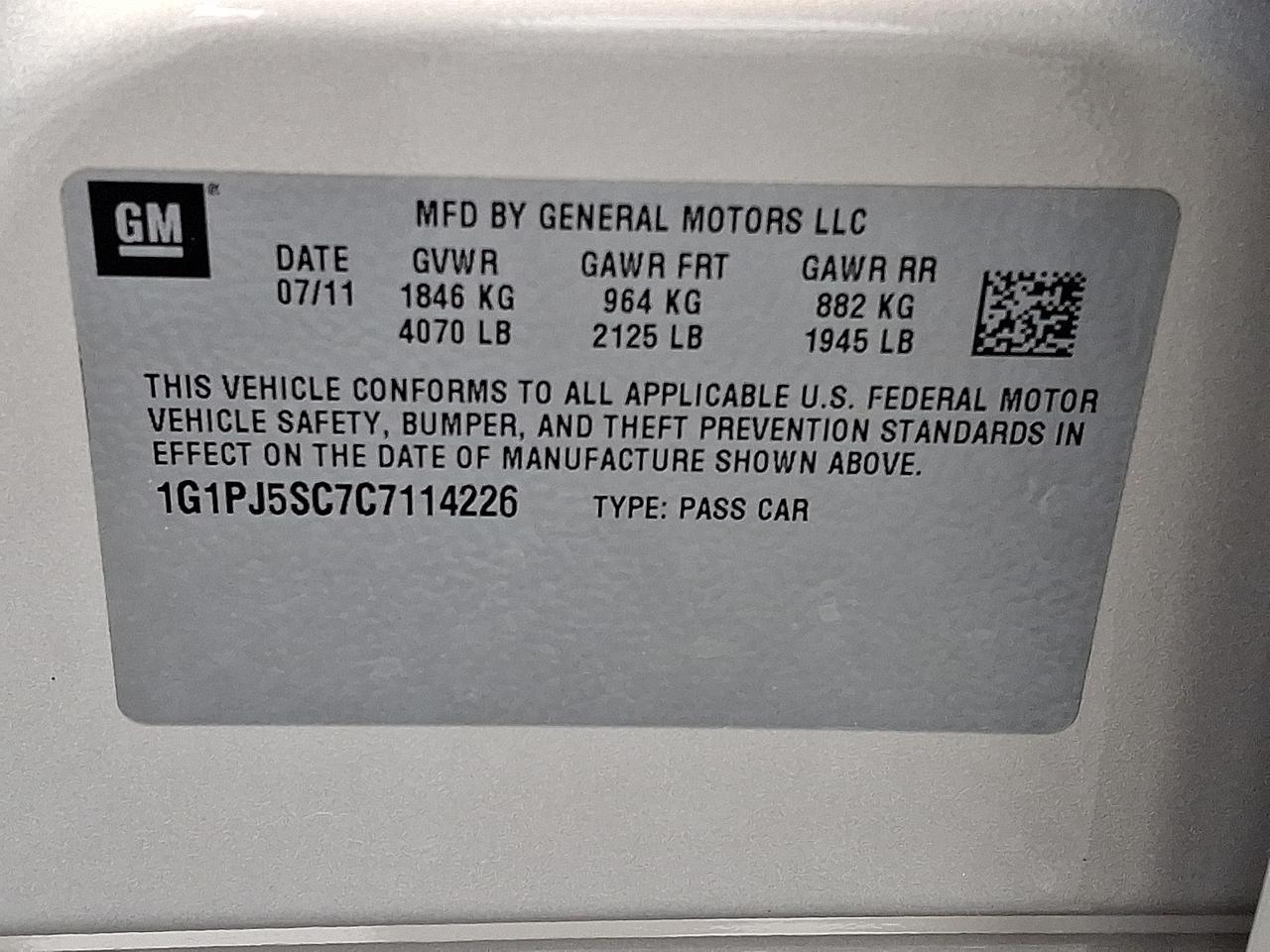 2012 Chevrolet Cruze ECO Allentown PA