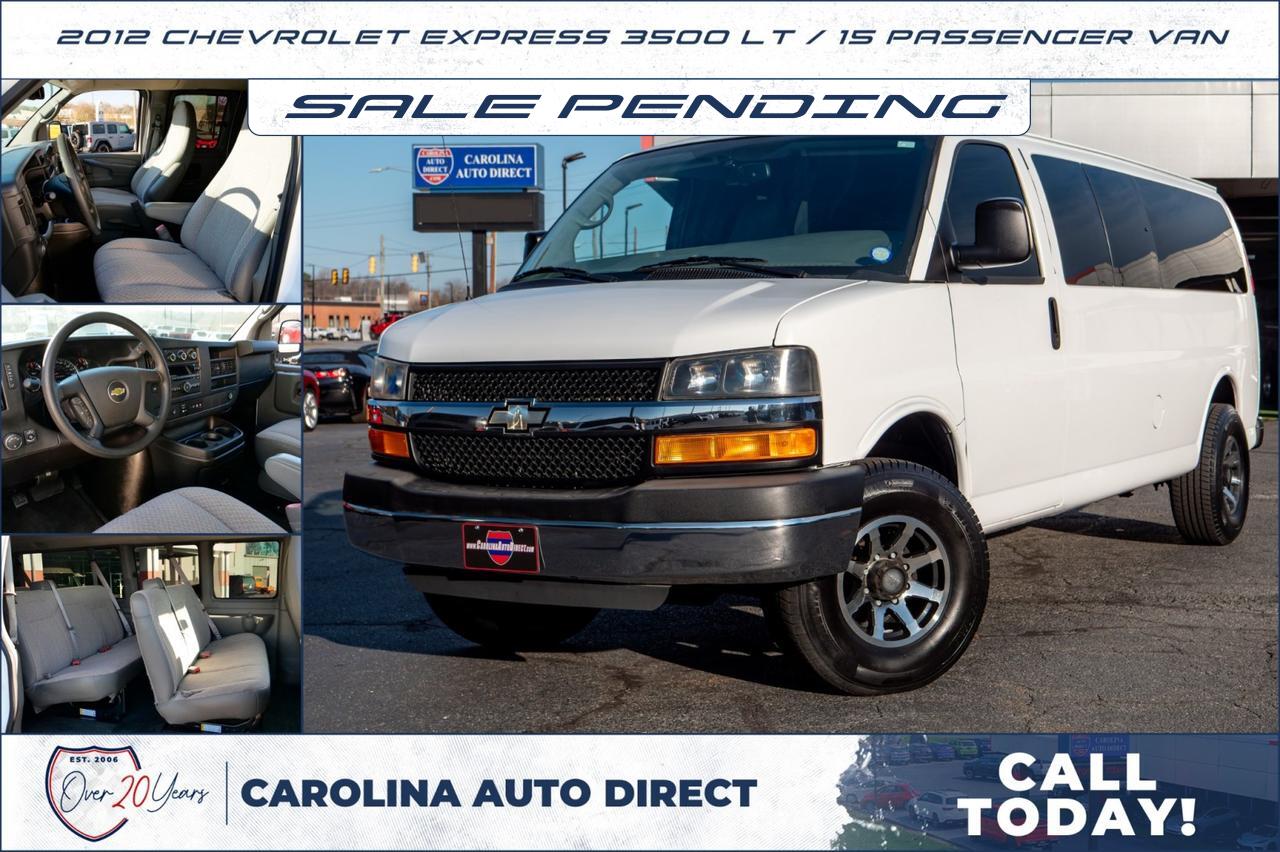 2012 Chevrolet Express 3500 LT / 15 Passenger Van / 6.0L V8!
