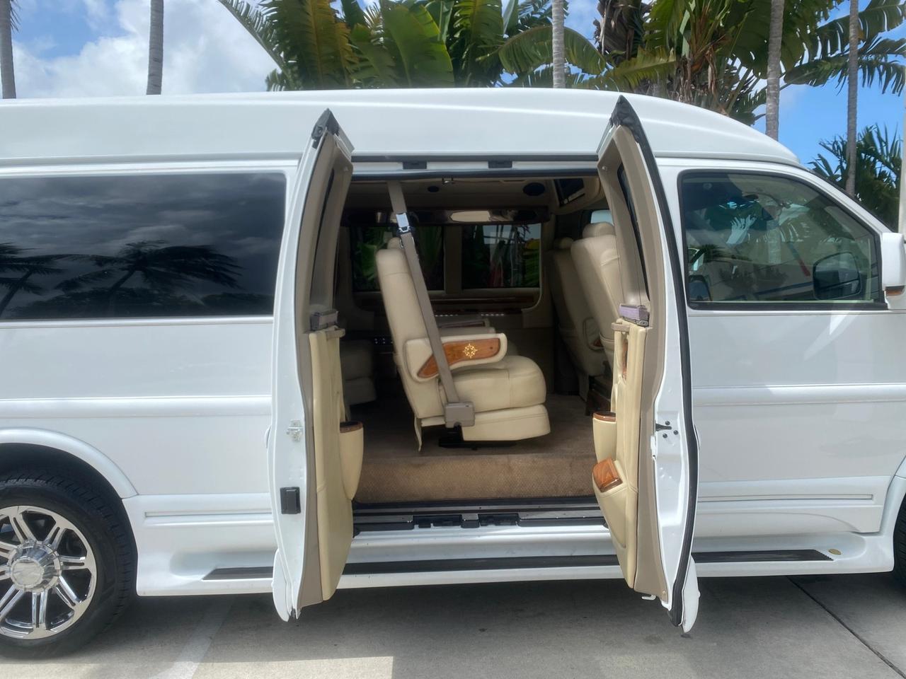 2012 Chevrolet Express EXTENDED HIGH TOP CONVERSION 1 OWNER LOW MILES 36,054 Pompano Beach FL