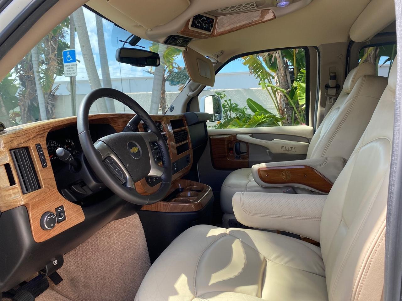 2012 Chevrolet Express EXTENDED HIGH TOP CONVERSION 1 OWNER LOW MILES 36,054 Pompano Beach FL