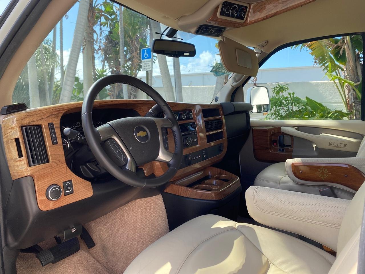 2012 Chevrolet Express EXTENDED HIGH TOP CONVERSION 1 OWNER LOW MILES 36,054 Pompano Beach FL