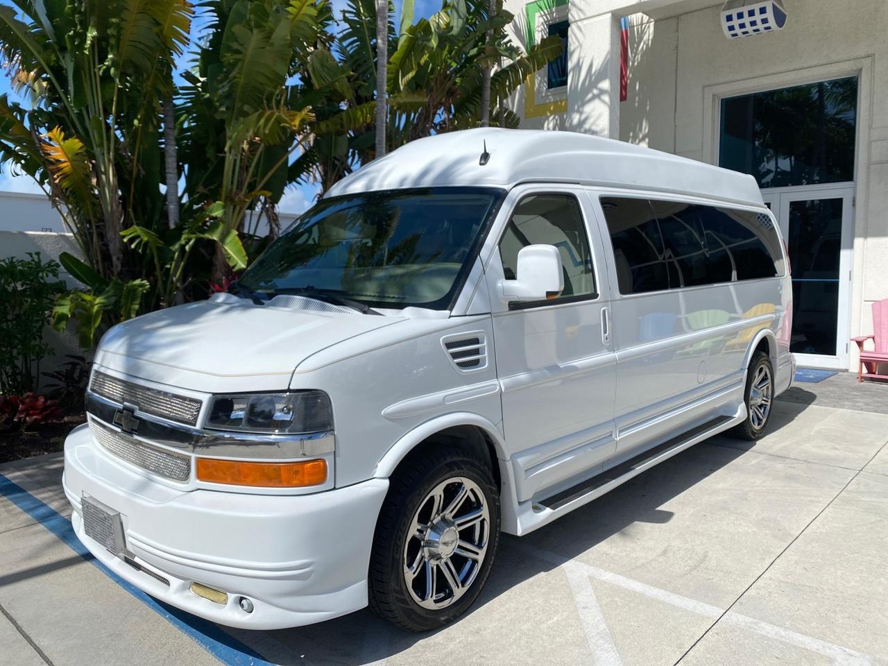 2012 Chevrolet Express EXTENDED HIGH TOP CONVERSION 1 OWNER LOW MILES 36,054 Pompano Beach FL