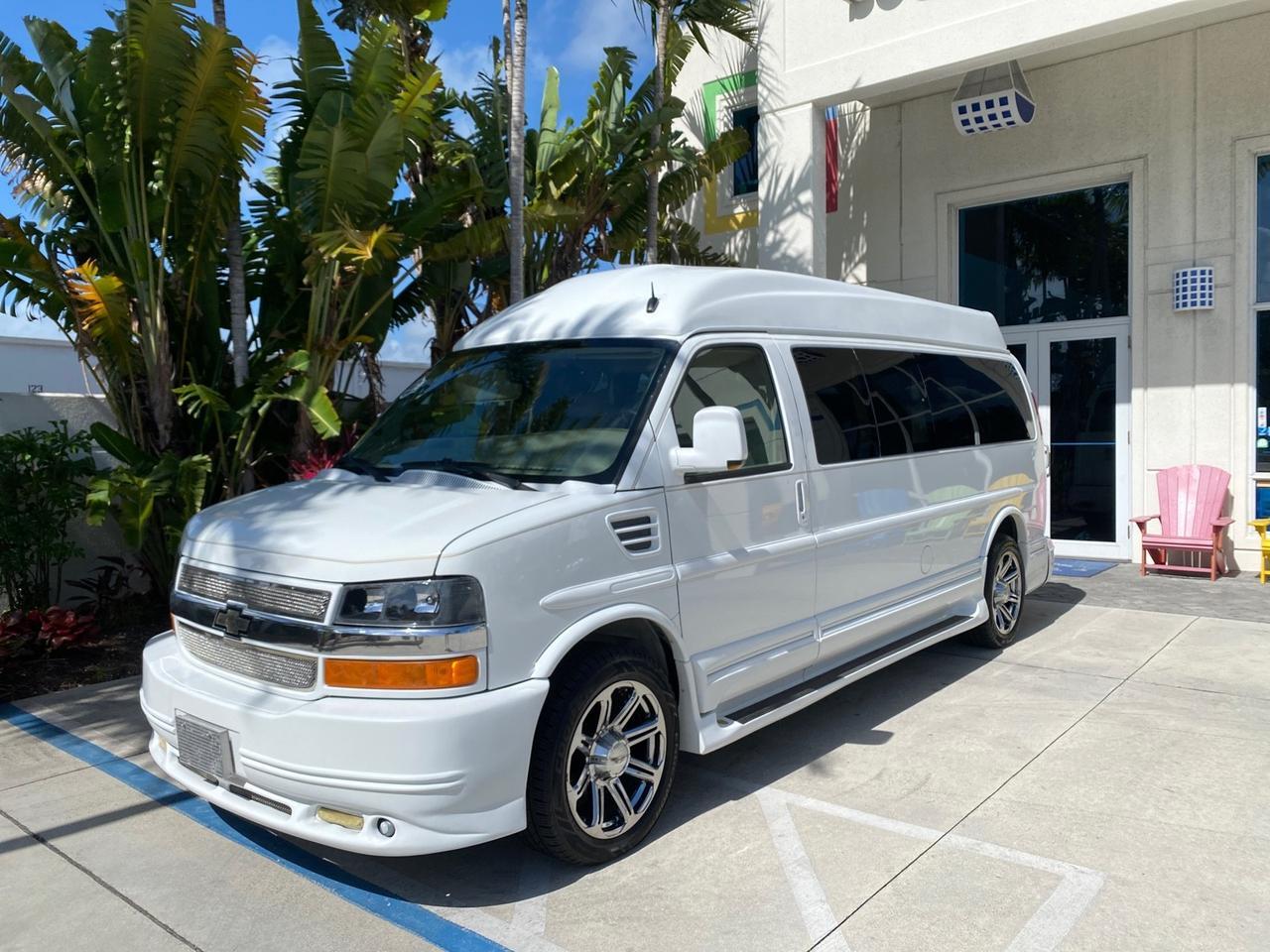 2012 Chevrolet Express EXTENDED HIGH TOP CONVERSION 1 OWNER LOW MILES 36,054 Pompano Beach FL