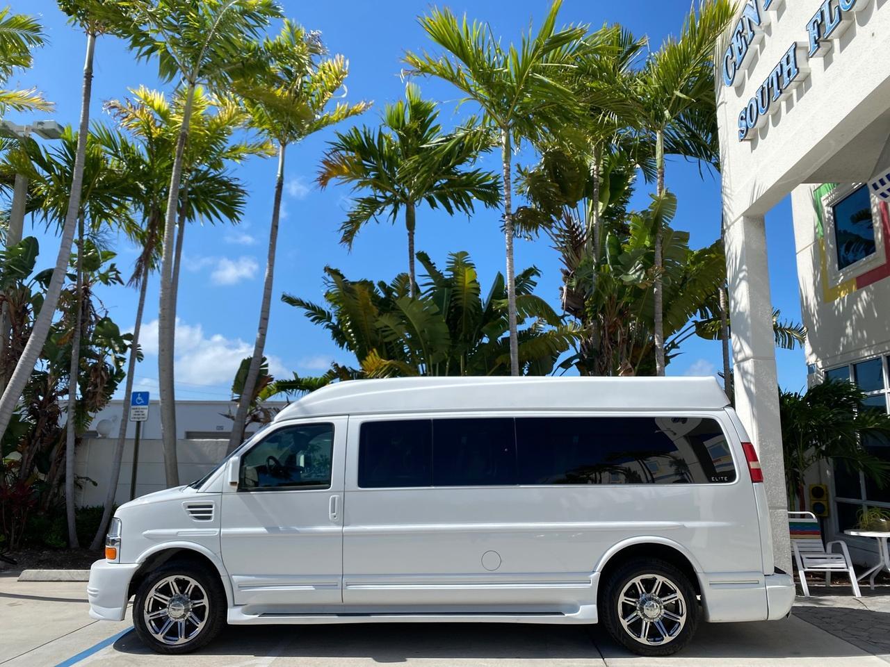 2012 Chevrolet Express EXTENDED HIGH TOP CONVERSION 1 OWNER LOW MILES 36,054 Pompano Beach FL