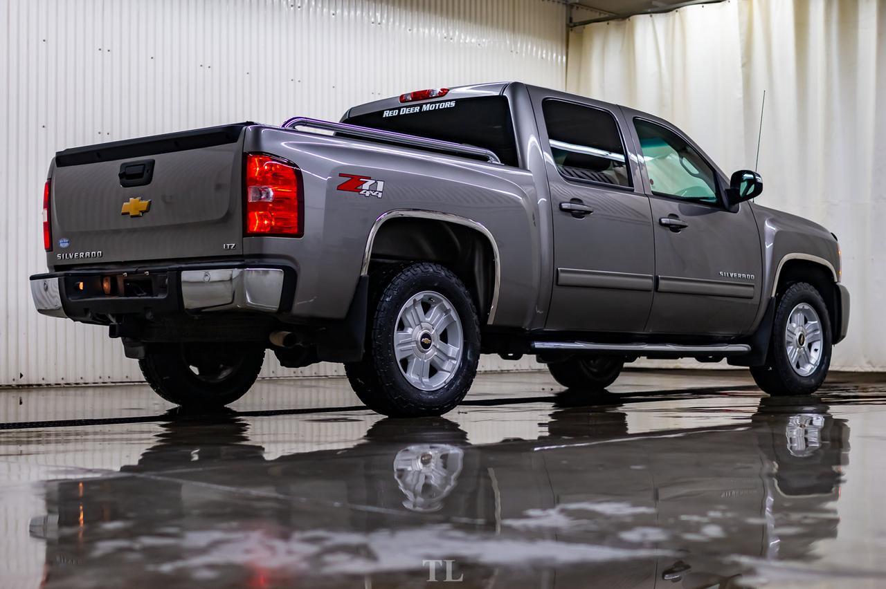 2012 Chevrolet Silverado 1500 4x4 Crew Cab LTZ Z71 Leather Roof Red Deer AB