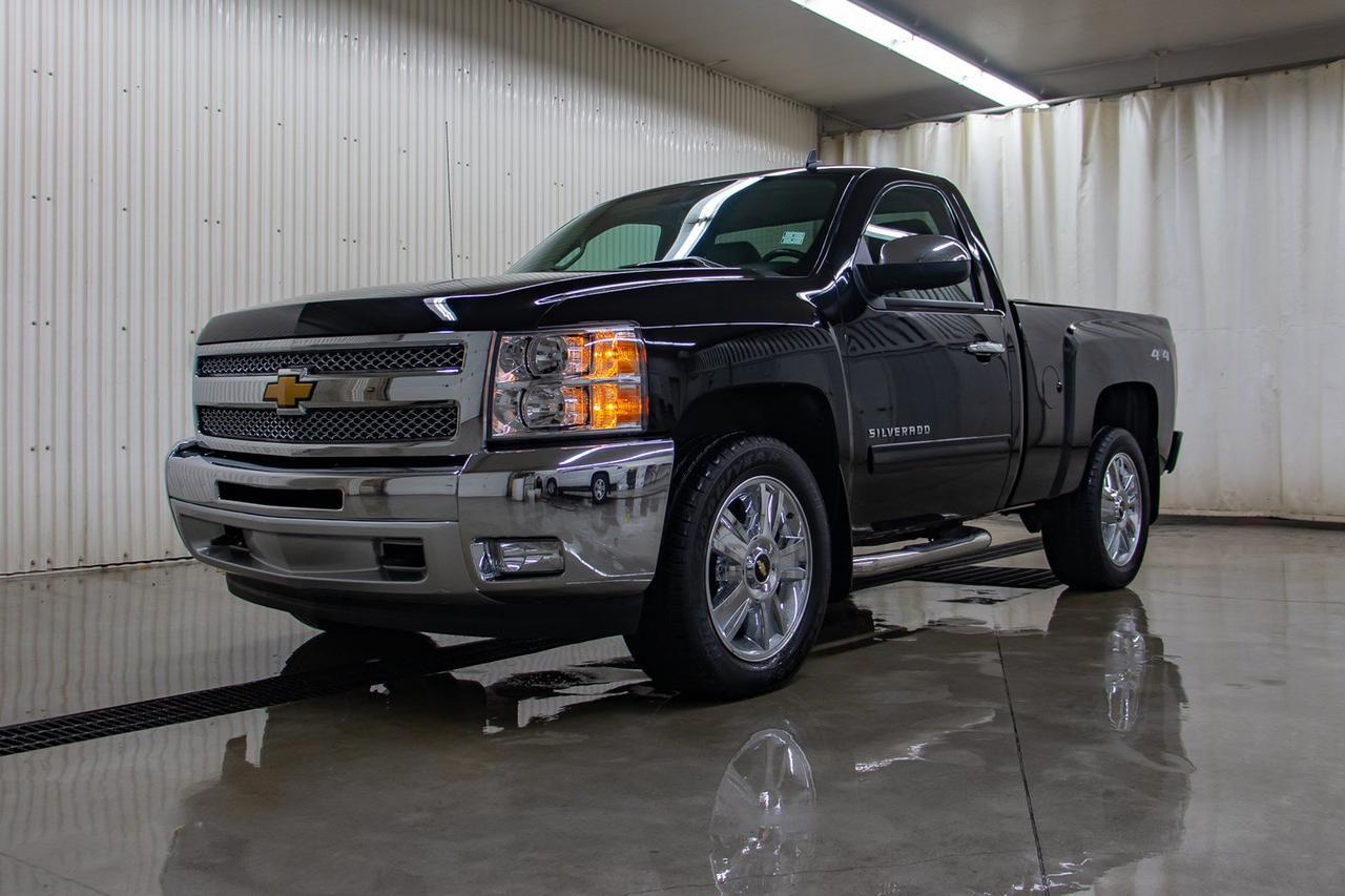 2012 Chevrolet Silverado 1500 4x4 Reg Cab LT Short Box Leather BCam Red Deer AB