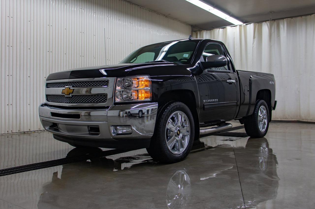 2012 Chevrolet Silverado 1500 4x4 Reg Cab LT Short Box Leather BCam Red Deer AB