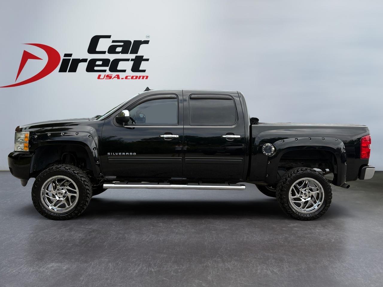 2012 Chevrolet Silverado 1500 LT, RUNNING BOARDS, CUSTOM XD KMC CHROME WHEELS, FENDER FLARES, SOFT TONNEAU COVER, LIFTED, LOW MILES, CLEAN CARFAX, TEST DRIVE THIS CHEVY TODAY!